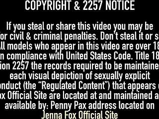 Smoker Beauty Jenna Foxx Rubs Her Horny Trimmed Pussy Outdoors with Big Natural Tits!