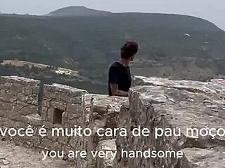 Transando em um castelo ponto tur�stico da europa damiana flowers sextrip pela europa ep3