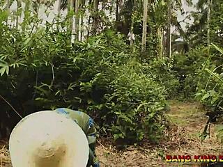 Man Fucks Step Mother's Real Pussy in Doggystyle on the Farm.