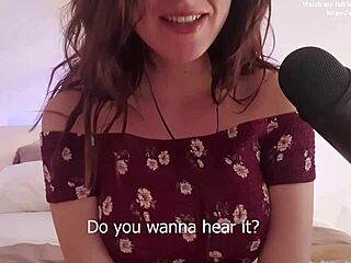 German teen gives dirty talk pussy licking instructions for joi