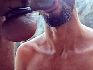 I fucked two asses at once on the beach