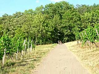 skinny german latina teen christy ley feels so excited in this risky outdoor fuck with a stranger