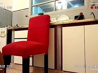 Caught Stepdad Recording Kitchen Fuck