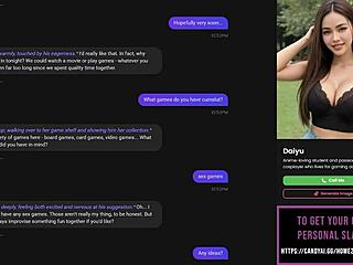 Playing strip poker with my AI slut, leading to oral sex