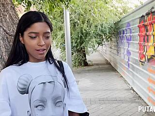 Torbe catches skinny teen Kali for hard fucking