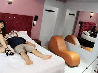 Old man with beard still hard for blowjob