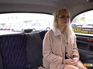 taxi driver fucks hot blonde gina varney in his car