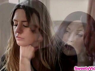 teen pussy licks busty milf assistant