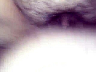 fucking creamy latina hairy pussy pov style with deep thrusts and wet sounds