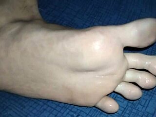 little foot with callus and saliva jerks one off for me go