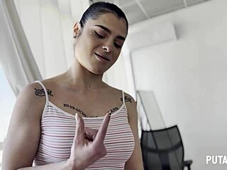 voluptuous tattooed spanish nadja hot chats then swallows torbe's cum from putalocura