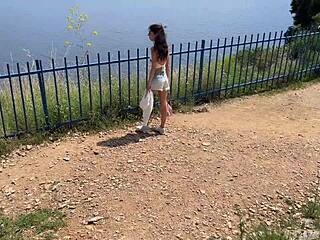 hey girl wanna help flash and stroke my cock to cum outdoors??