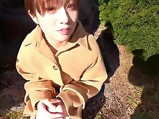 follow this uncensored 19yo japanese cutie masturbating in car, then blowjob, doggystyle creampie outside in erotic cosplay