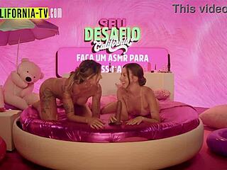 Blonde anal queen busted riding toys deep in pussy with tanned lesbian friend