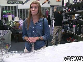 Hidden Cam Captures Big Booty Babe Selling Pussy To Deviant Pawnbroker