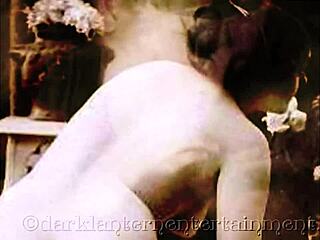 Victorian gentleman's secret lesbian confessions reveal wet hairy kisses in retro passion