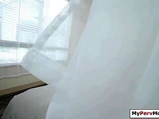 Big tits stepmom doggystyle fucked hard by guy in bedroom