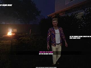 She pegs him hard in house party game