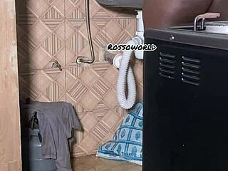 wanna see what i caught on hidden cam with naked stepmum around house?