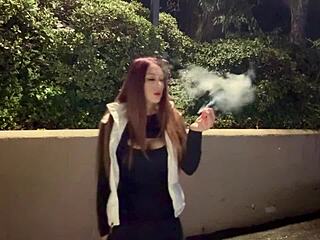 ever catch an italian milf with huge tits like artemisia love smoking late night craving more?