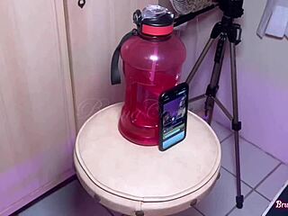 naughty blonde slut rides boss cock doggystyle while cuck hubby watches her moan and cumshot facial