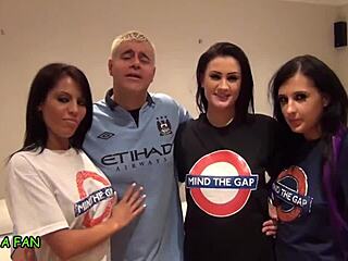 hey scarlett march and carla mai ride cock cowgirl style blowjob fun