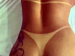 brazilian big tits squirter talks dirty while bareback anal pounding