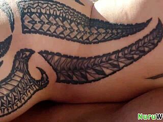 big booty masseuse's steamy house call nuru massage in truck tempts deeply