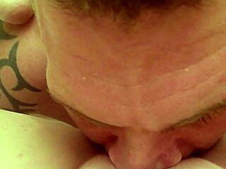 Amateur Whore Laps Up Dripping Pussy Juice In Frenzied Tongue Feast Devouring Every Fold!