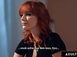 whoa aidra fox tempts kenna james into hot lesbian licking and fingering with portuguese subs 😍👅