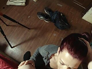 wanna watch me just brutally face fuck this old whore till she gags? 