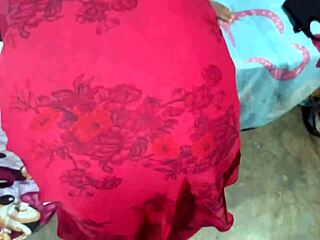 Sexy Indian bhabhi's big natural tits bounce as lucky man bangs chubby hairy pussy rough