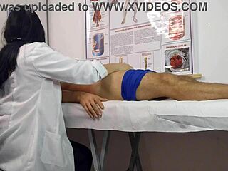 nurse notices patient's huge cock rising and grabs it for rough hospital blowjob