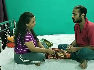 young sales boy bends bhabhi over for dirty doggystyle creampie fuck with clear audio