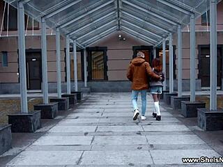 nerdy skinny teen lottie magne polishes this fat cock outdoor riding doggystyle cumming hard