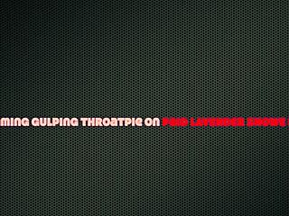 brunette cheerleader rims your hole leaves blue lipstick on balls facefuck