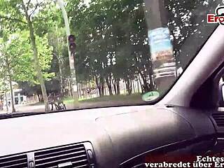 Heart-Pounding Pickup of Petite Redhead German Teen Fucked Publicly Outdoors