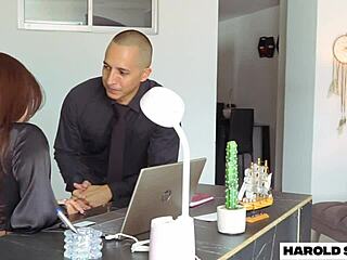 i'm obsessed with my slutty boss's pantyhose fetish her tight pussy in heels drives me wild during rough doggystyle