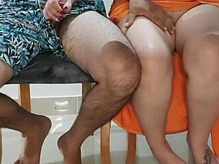 damn, my stepsis slut got so hot at dinner with stepparents 😈 she kept riding after caught - homemade🔥