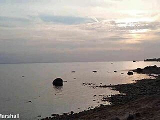 check out this wild shaved teen pussy orgy on public beach with group cocks everywhere