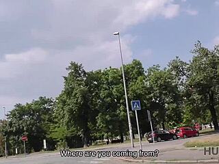 hunter pays hot tourist cash for quickie sex right at his place