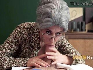 That Czech granny slut can't get enough of her horny doctor's cock