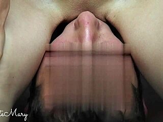 russian best friend squirts massively on face during homemade facesitting ride