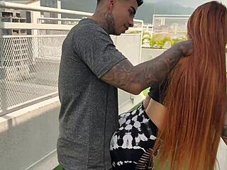 Muscular Coach Pounds Student Pussy Hard During Outdoor Fuck Fest!