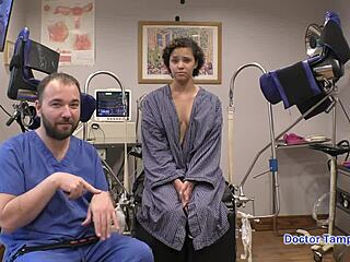 Dr tampa backstage rebel wyatt spreads pierced tits in latex gloves humiliation