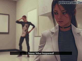 Doctor Grabs Student's Monster Cock for Deep Suck Big Tits Creampie!