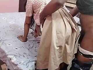 Real Desi Virgin 18-Year-Old Student Fucked Doggy Big Boobs