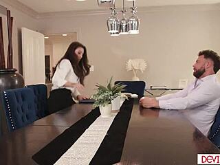 oh shit my busty wife walked in on me fucking this young teen but i didn't stop pounding her tight pussy