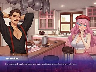 waifu by myside ep1 patches you into her huge tits hentai gameplay adventure