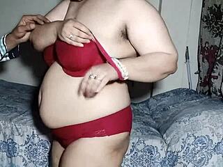 fucking my gorgeous bbw stepmom's big ass with my huge dick, dirty hindi talk...